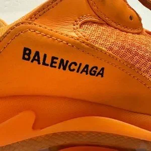 Balenciaga | Shoes | Balenciaga Triple S Orange Sneakers  display picture 3